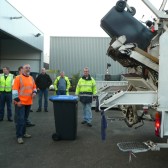 wethouder Van Veelen in actie